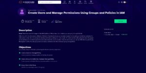 Create Users and Manage Permissions Using Groups and Policies in IAM - A Cloud Guru - Hands-on Lab